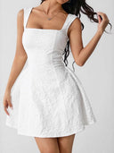 The White Jacquard Mini in white – product view 4