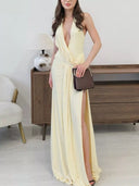 The Amoret Maxi Gown in cream/ivory – product view 3