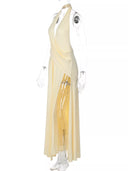 The Amoret Maxi Gown in cream/ivory – product view 9