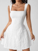 The White Jacquard Mini in white – product view 3