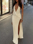 The Amoret Maxi Gown in cream/ivory – product view 5