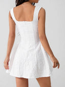 The White Jacquard Mini in white – product view 6